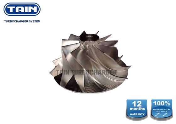 11blades Upgarde Billet Compressor Wheels TD025 44/48.2mm 31.95mm Untuk Opel Corsa Astra1.7