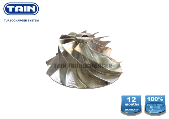 TD04 HX27 Billet Turbo Compressor Wheel Upgrade 38.8mm Untuk CDC /  / Komatsu / TML