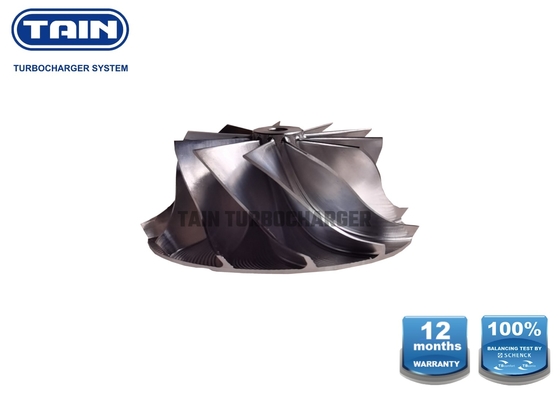 Peningkatan Roda Kompresor Turbo Billet GT20 65mm / 69.7mm 50.2mm 6 X 6 bilah